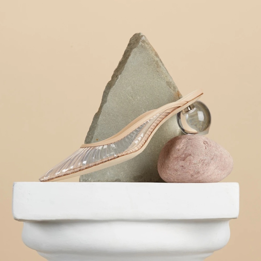 Cult Gaia Alia Mule- Clear